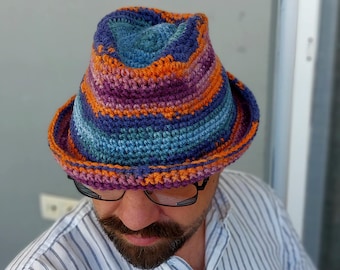 Crochet Bucket Hat for Men by BudanovaDezign