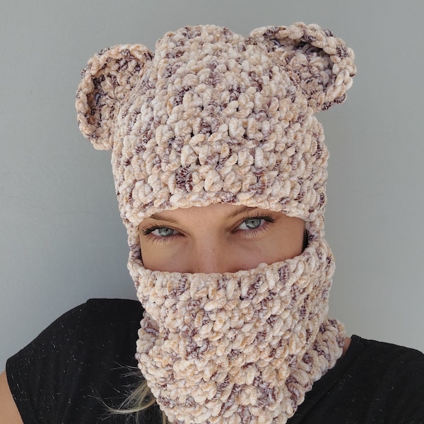 Knit Balaclava Etsy