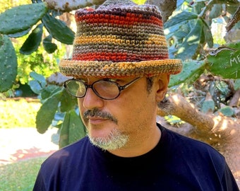 Crochet Bucket Hat for Men by BudanovaDezign