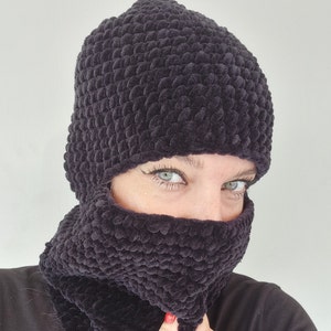 帽子・その他 Knit Balaclava FUJITO Knit Balaclava Turquoise,Charcoal | Directors Web Shop