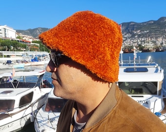 Crochet Bucket Hat for Men by BudanovaDezign