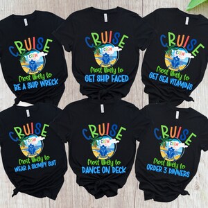 Most Likely To Matching Cruise Shirt Cruise Squad 2023 Cruise Vacation Shirt Family Matching Cruise Shirt Cruise T shirts Customized Shirt