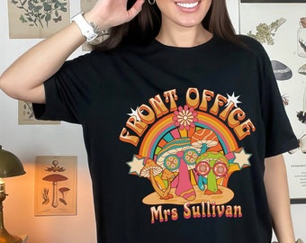 Personalized Front Office Tshirt For School Staff, Custom Office Squad Shirt, School Spirit T-Shirt, School Office, Front Office Crew Shirt
