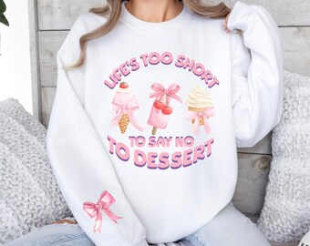 Coquette Sweatshirt, Aesthetic Sweatshirt For Girls, Cottage Core Sweatshirt, Pink Bow Sweater, Soft Girl Trending, Sleeve Design Coquette
