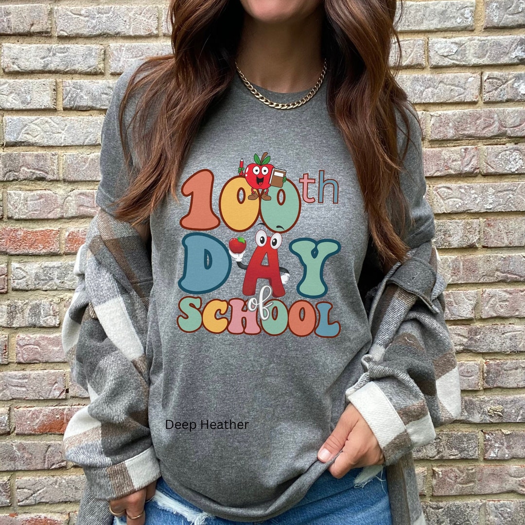 100th Days of School Shirts 100 Day of School Shirt Teacher 100 Day ...