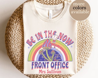 Personalized Front Office Tshirt For School Staff, Custom Office Squad Shirt, School Spirit T-Shirt, Custom School Front Office Crew Shirt