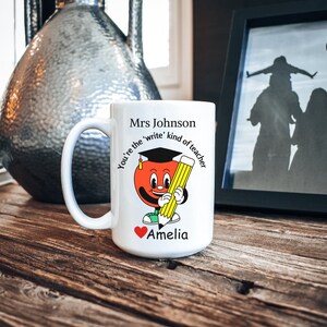 Personalized Teacher Mug, Teacher Appreciation Gift, Elementary School Teacher Gift, Last Day Of School Teacher Gift, Pre School Teacher