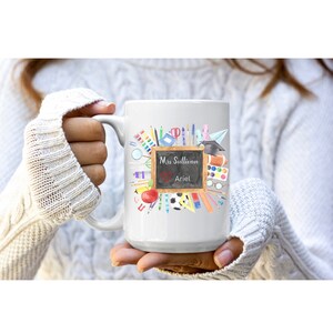 Personalized Teacher Mug, Teacher Appreciation Gift, Elementary School Teacher Gift, Last Day Of School Teacher  Gift, Pre School Teacher