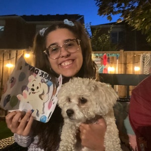 Carte d’anniversaire de chien