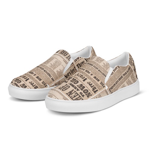 Read My Feet - Men of Color Call to Arms - Men’s slip-on canvas shoes - shops 1863 broadside - Civil War