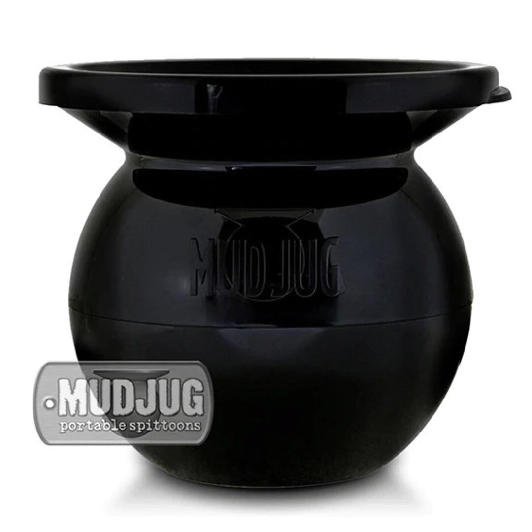 Mud Jug© Classic Black Portable Spittoon Etsy