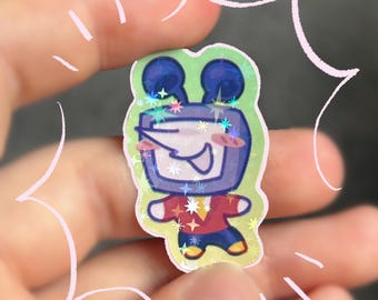Tiny Tenna holographic sticker
