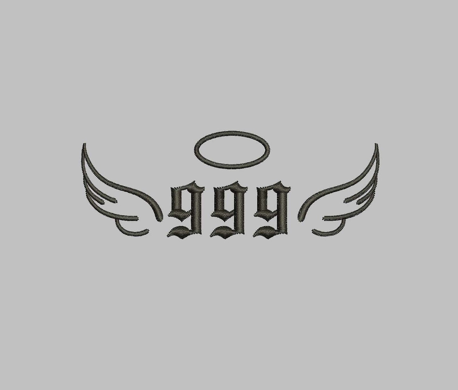 Tattoo of the number 999 placed on the sternum