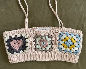 Granny Square Crop Top