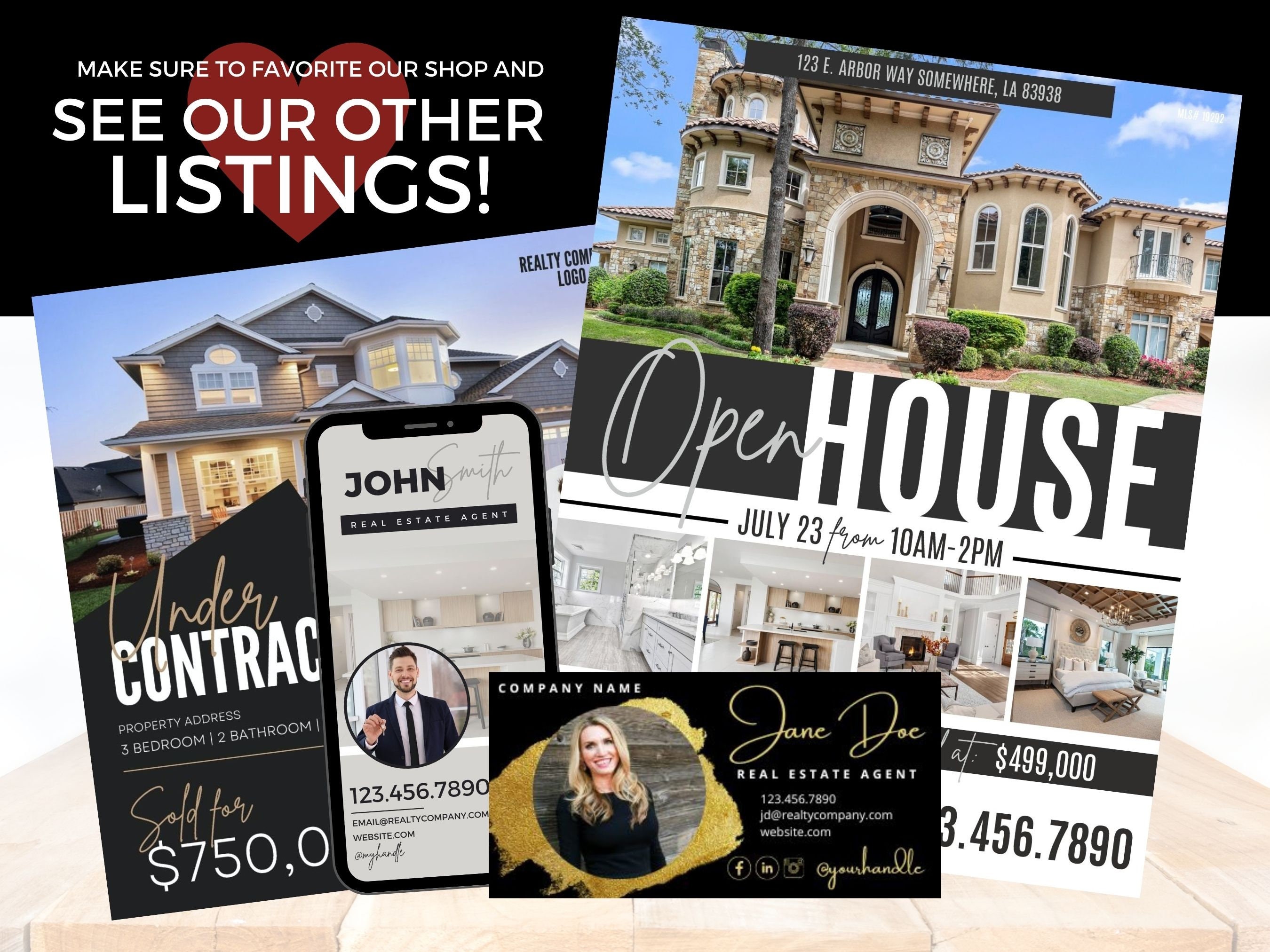 8.5x11 | Modern Market Update Flyer | Canva Template | Real Estate ...