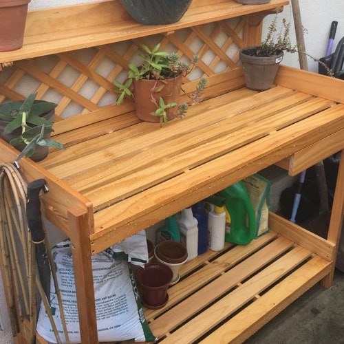 Potting Bench / Garden Table Etsy