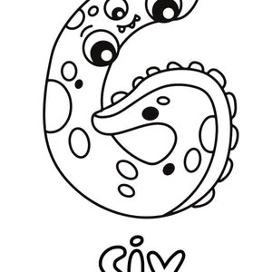 Number Monsters Colouring Book for Toddlers - Etsy