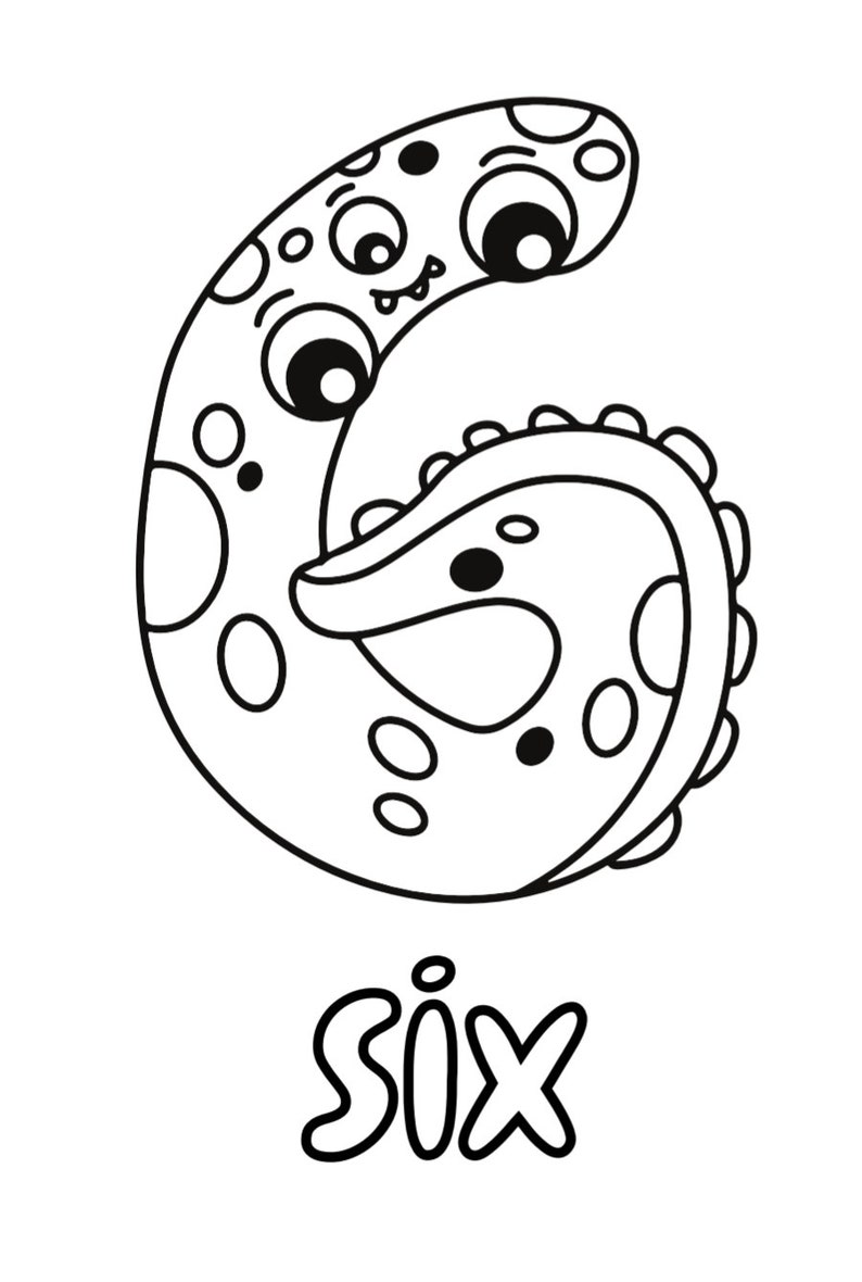 Number Monsters Colouring Book for Toddlers - Etsy