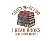 Book Lover Embroidery File, Stacked Books Quote, Multi-Format - DST PES JEF, 9 Sizes