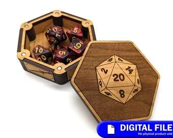 Brettspiel-Tokenhalter — Lasercutter-Muster, SVG- und PDF-Dateien für Glowforge Mira Thunder Omtech Gweike