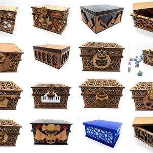 Doppler's Box Design Collection, Volume 1 — SVG and PDF digital files for Glowforge Mira Thunder Omtech laser cutter