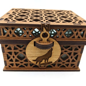 True North Box Pattern — SVG and PDF digital files for Glowforge Mira Thunder Omtech XTool laser cutter