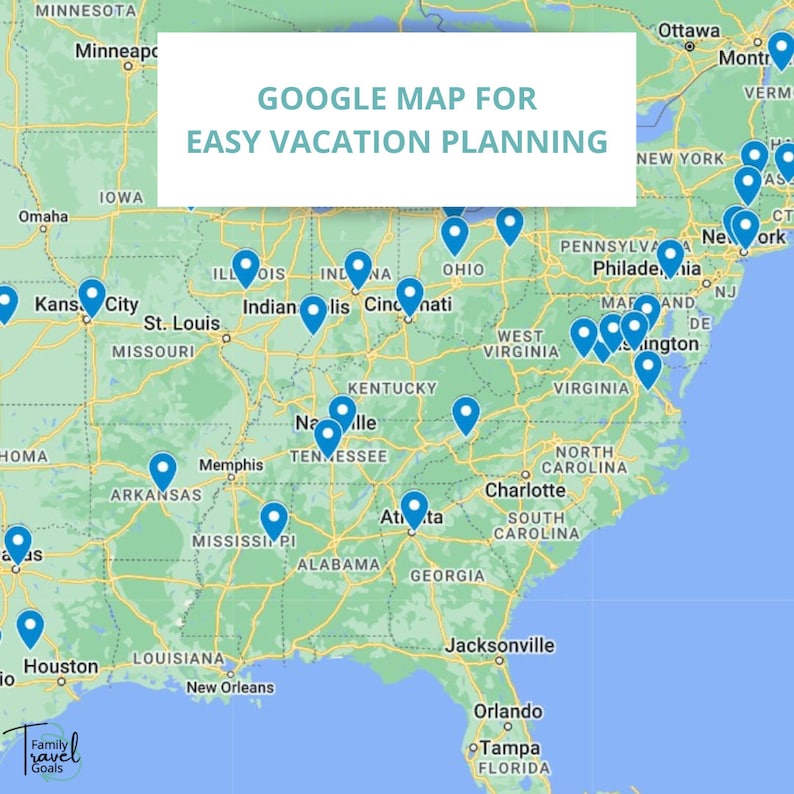Presidential Museums Checklist, Printable Bucket List, Vacation Tracker, Presidential Libraries ...