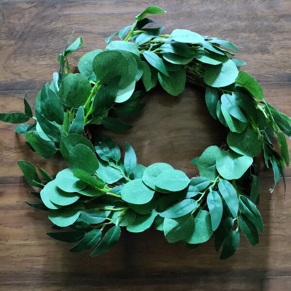Eucalyptus Wreath Centerpiece Etsy