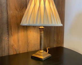 English Antique metal lamp