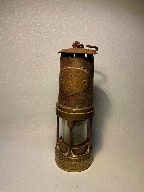 English Brass Miners Lamp Antique Miners Lamp Antique Lamp