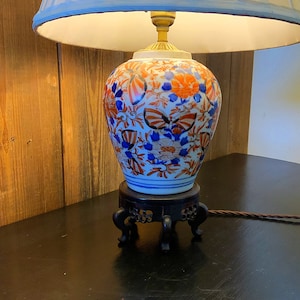 Japanese Imari Lamp Conversion