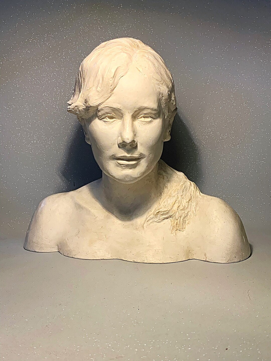 Female Bust Plaster Bust Statue Etsy