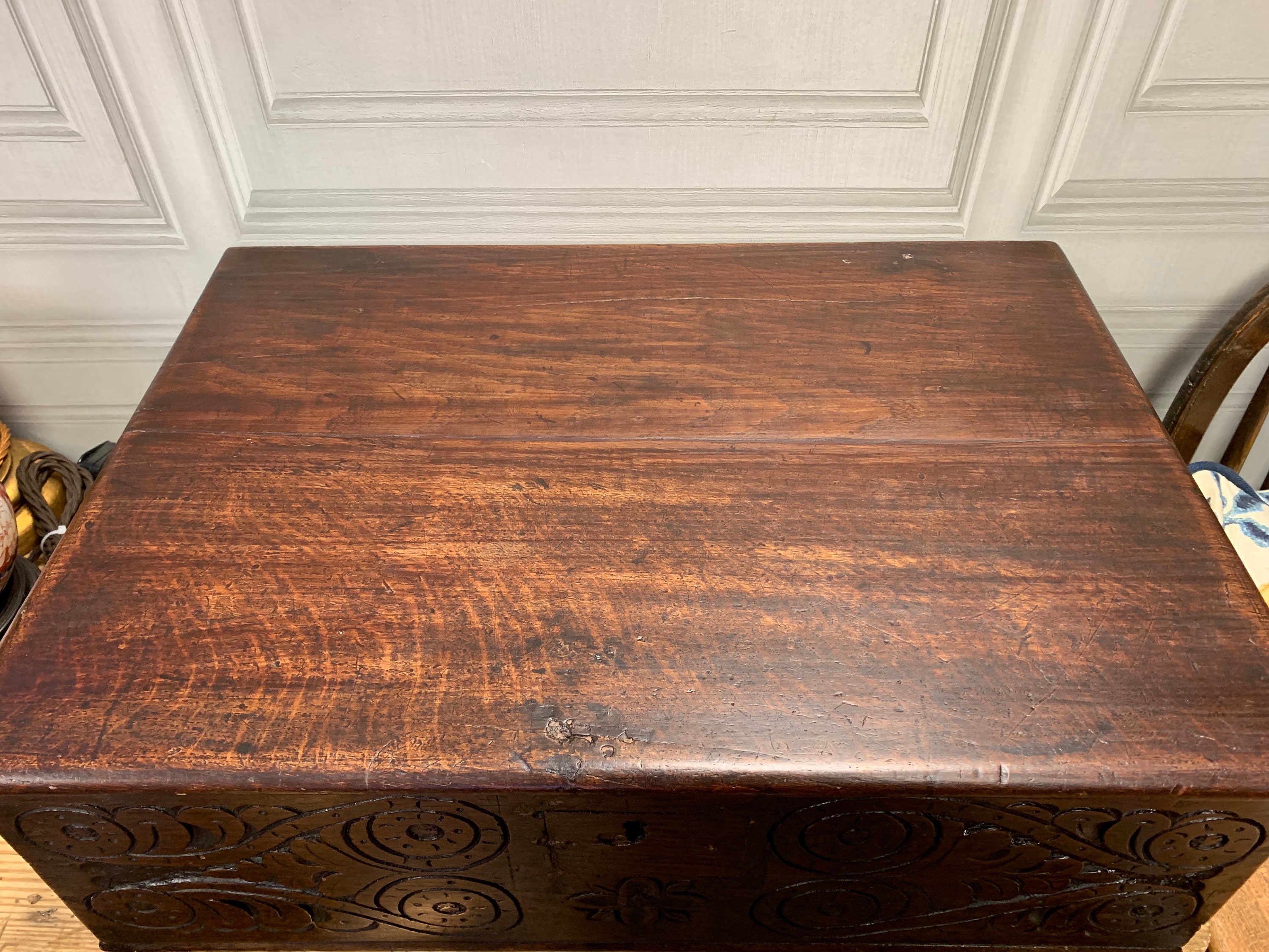 English Antique Wooden Bibble Box - Etsy