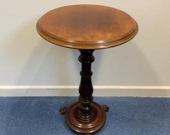 English antique wine or occasional table