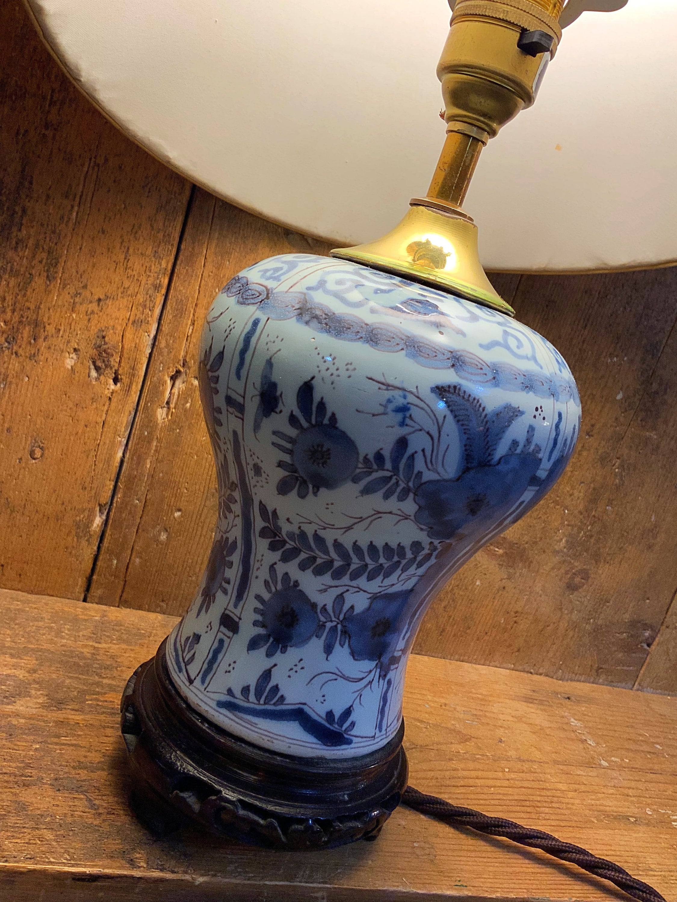 Dutch Delft 17th C Vase Lamp Conversion - Etsy