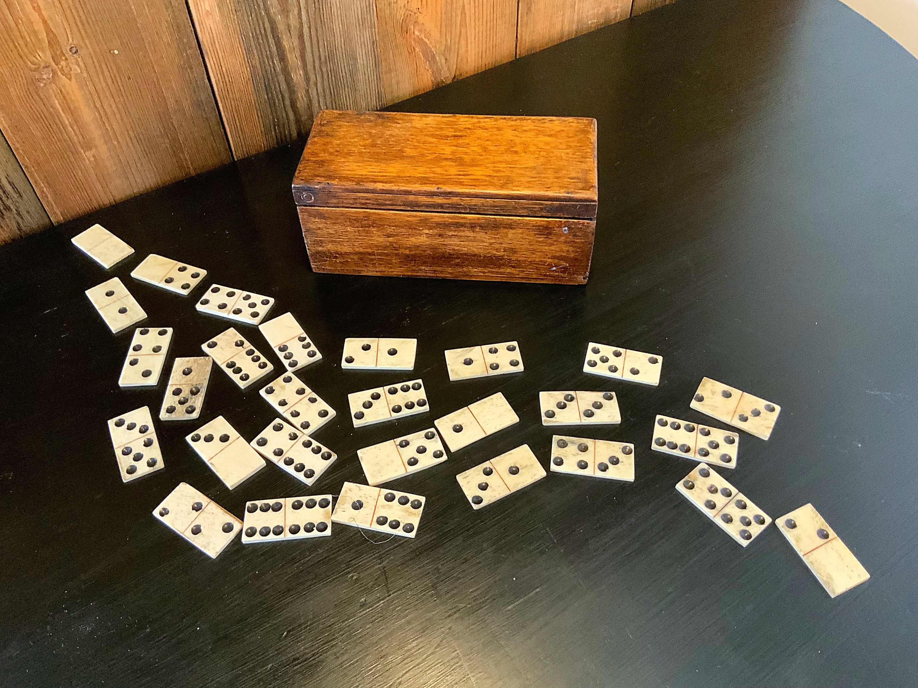 Antique Dominoes Set