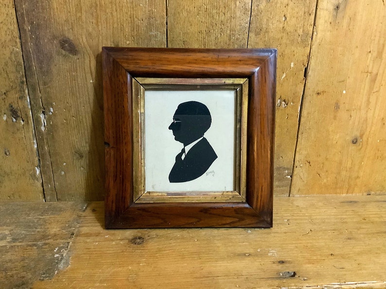 Silhouette Portrait in a Frame Etsy