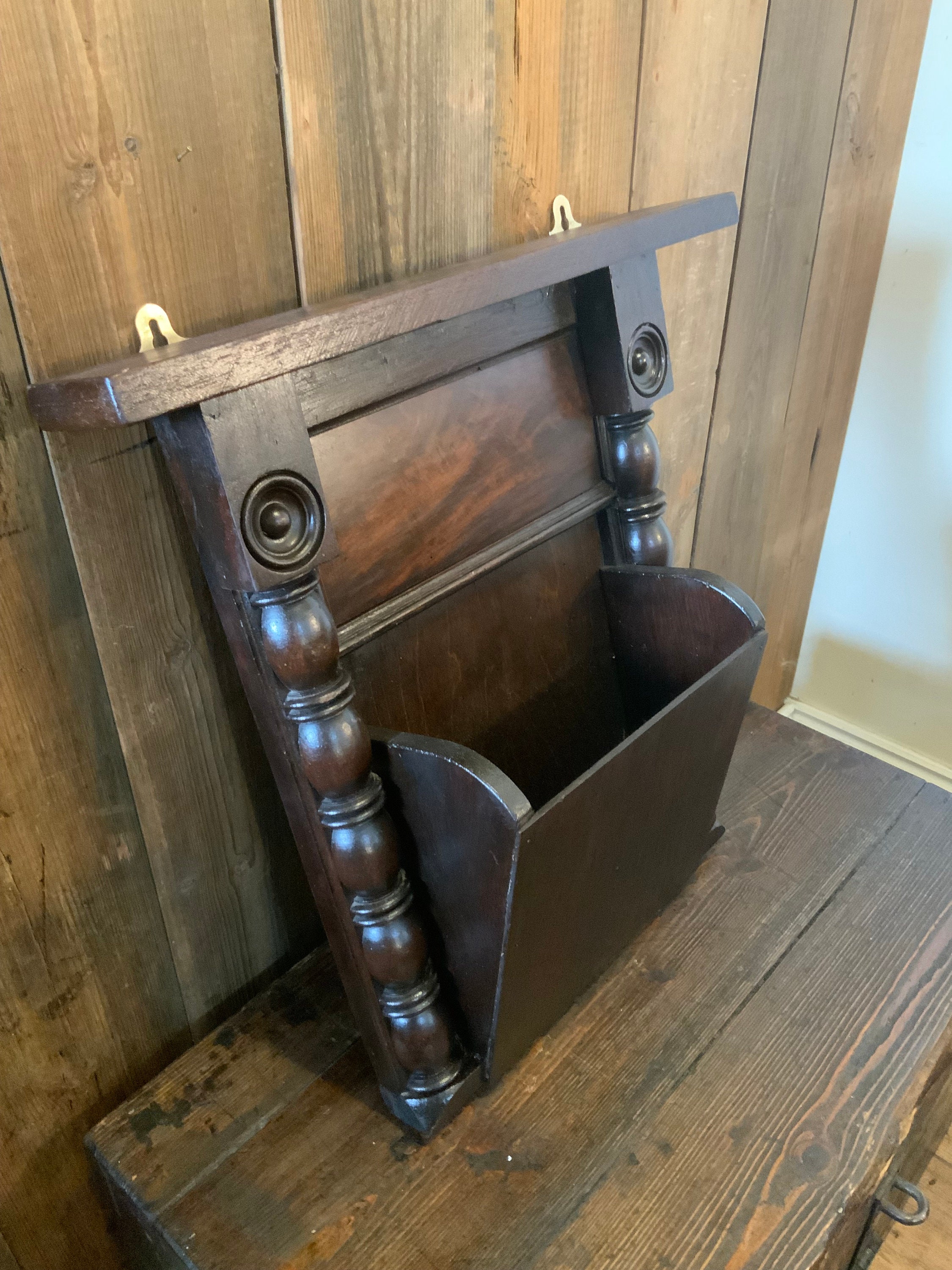 English Antique Letter Rack - Etsy