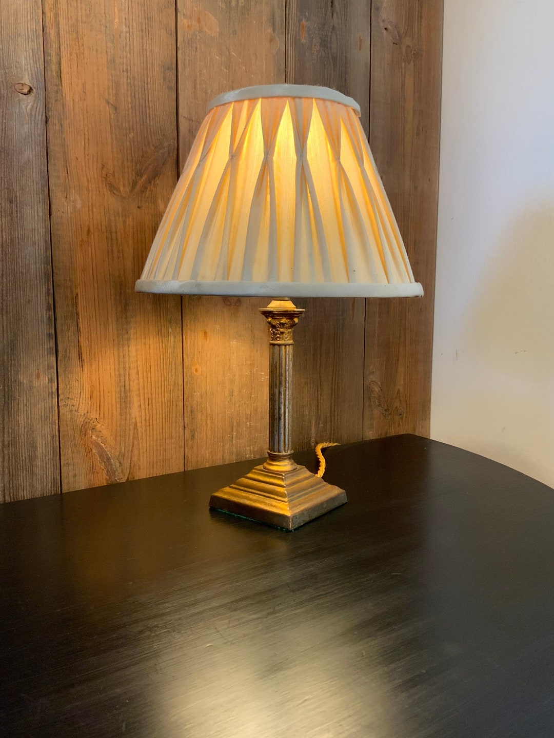English Antique Metal Lamp - Etsy