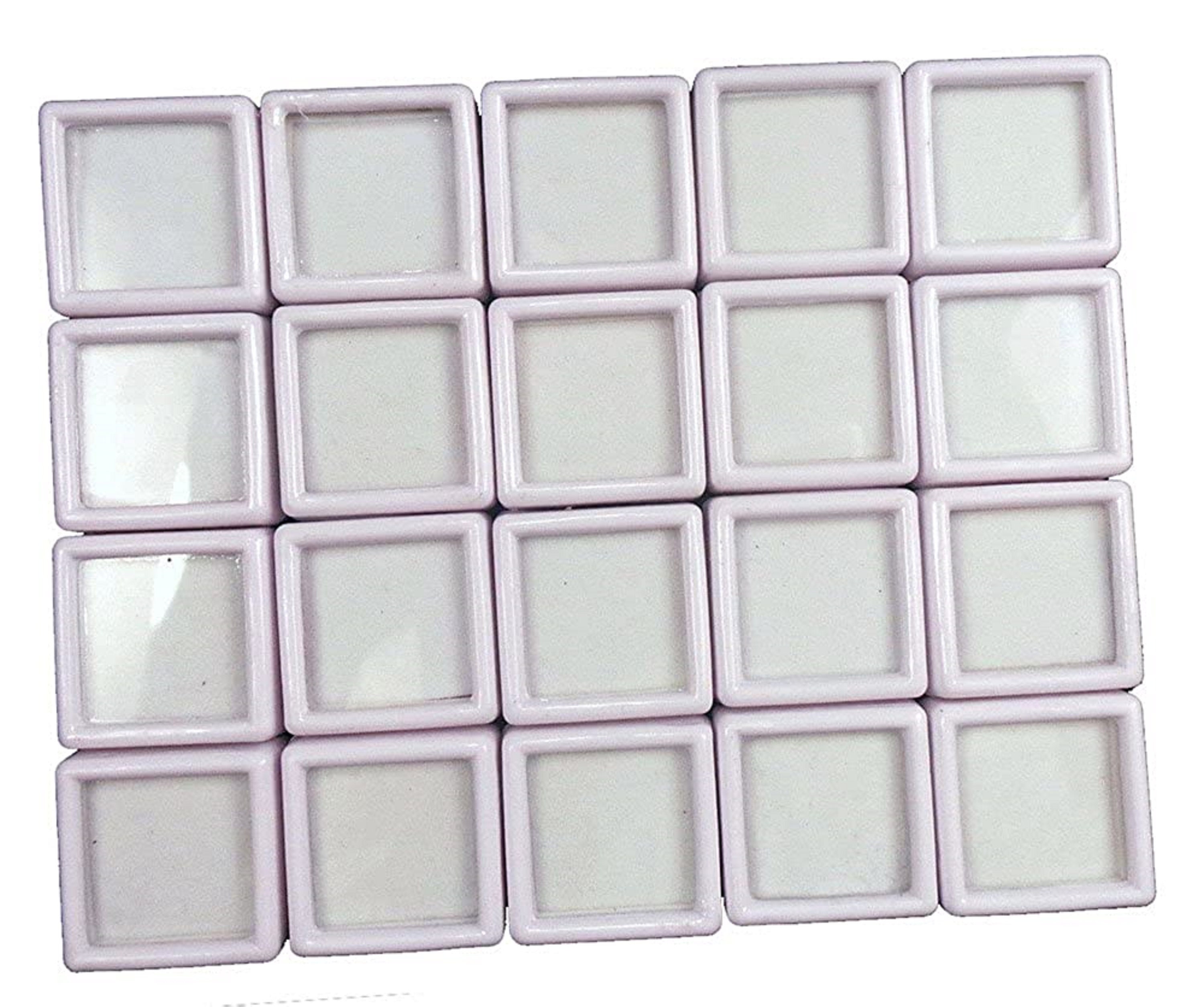 Wholesale Gem Display multi size plastic box Storage for Gemstones/Diamond 