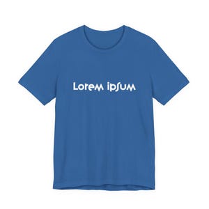 Camisa Lorem Ipsum - Camiseta de algodón suave - Camisa geek divertida