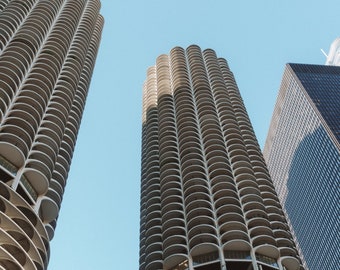 City of Chicago Architektur Druck