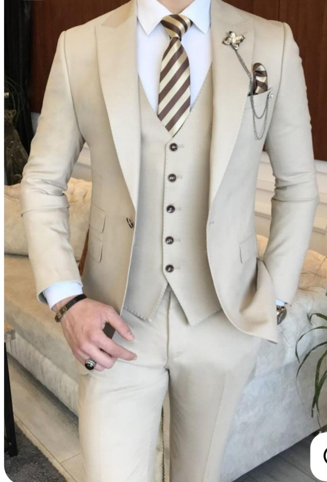 Pledge Suits Men's Partywear Three Peace Suit - Etsy