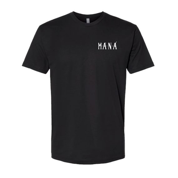 Maná Unisex Adult T-shirt Black Me Vale Vale Vale Song Lyrics Song