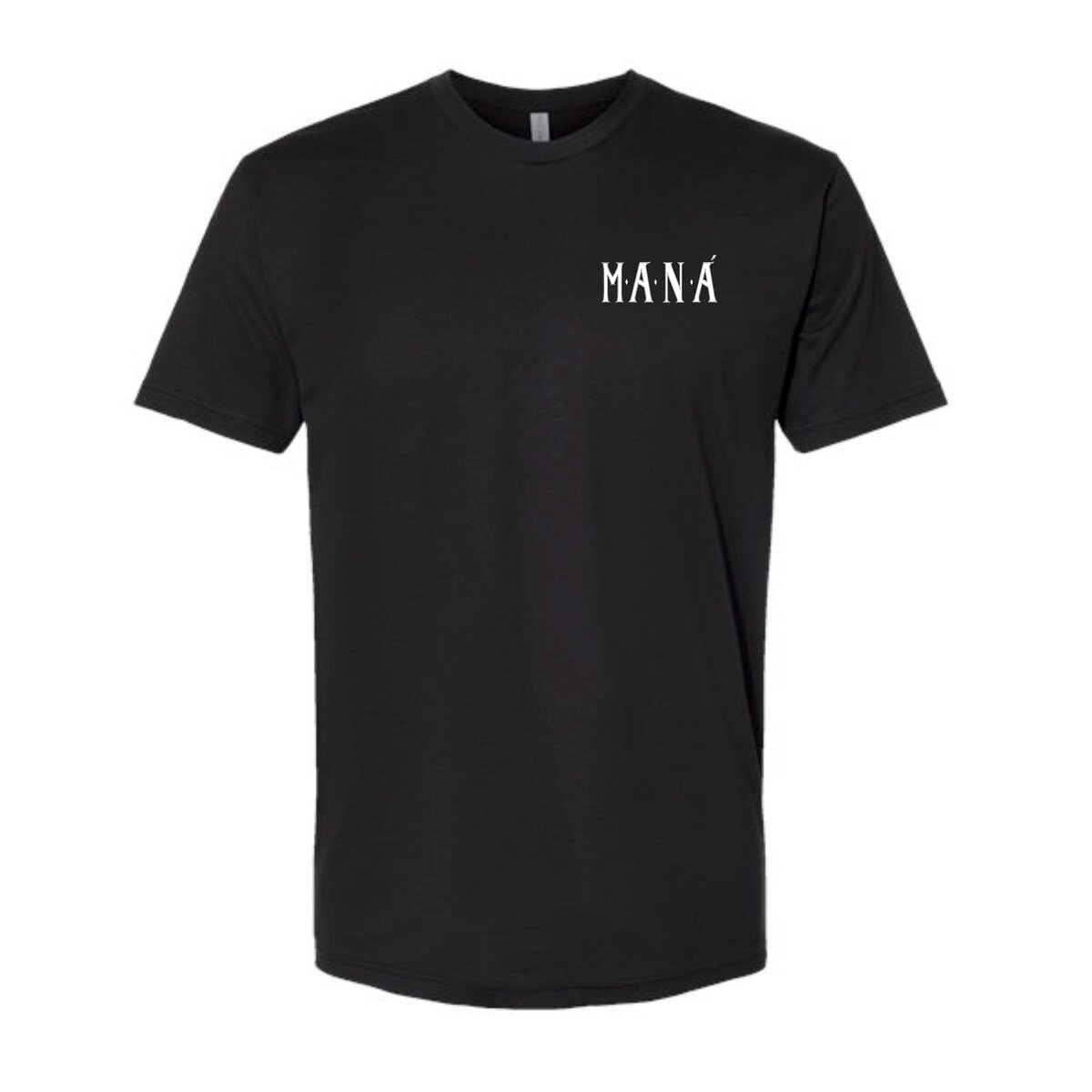 Maná Unisex Adult T-shirt Black Me Vale Vale Vale Song Lyrics Song