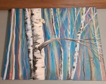 Original Painting- Birch Trees