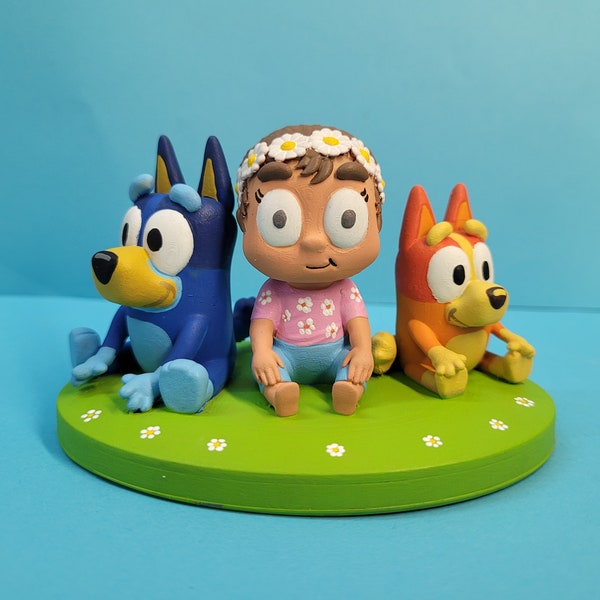 Bluey custom figurines