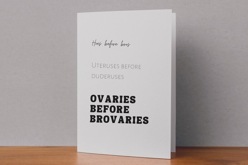 Galentines Day Card, Printable Galentines Card, Hoes Before Bros