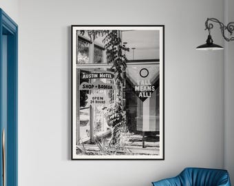 Austin Motel Photo | Austin Print | Texas Print | Vintage Motor Court | ATX Bodega  | Photos of Austin | Texas Wall Art | Y'all Means All
