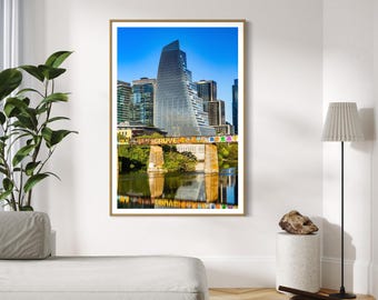 Austin Graffiti Bridge | Texas Print | Gallery Wall Art | Austin Texas Photo |Unframed Photo Print | Texas Wall Art | Cityscape Print